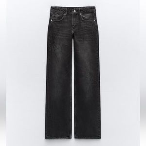 4. WIDE FIT MID-RISE TRF JEANS Special edition